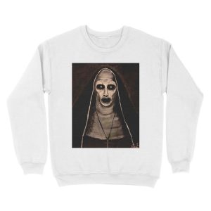 Alternative view of Demonic Sister Valak Unisex Crewneck Sweatshirt