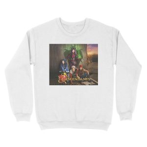 Alternative view of descendants poster Unisex Crewneck Sweatshirt