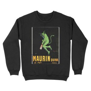 Devil MAURIN QUINA Liquor Absinthe Art Deco France Leonetto Cappiello Unisex Crewneck Sweatshirt