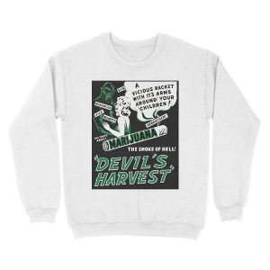 Alternative view of Devils Harvest Unisex Crewneck Sweatshirt