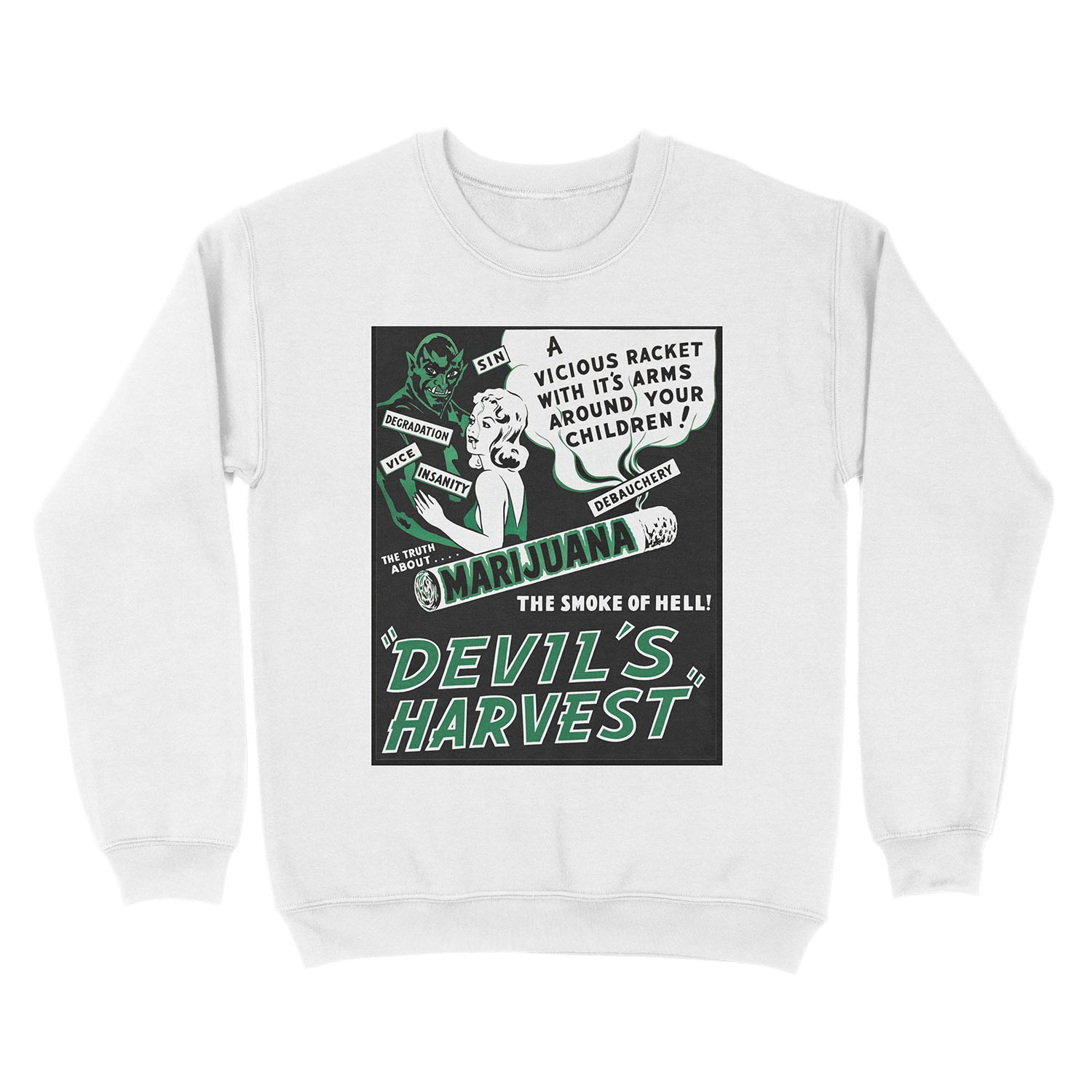 Devils Harvest Unisex Crewneck Sweatshirt - Image 2