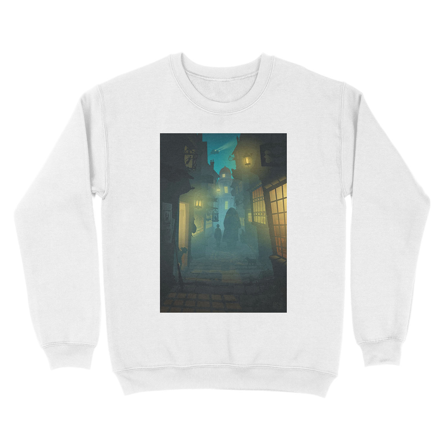 Diagon Alley Unisex Crewneck Sweatshirt - Image 2