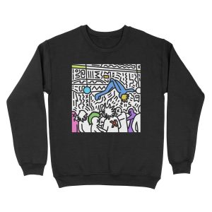 die lit cartoon Unisex Crewneck Sweatshirt