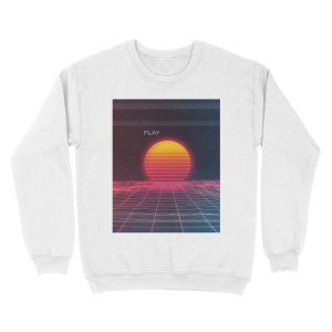 Alternative view of Digital sunset Unisex Crewneck Sweatshirt