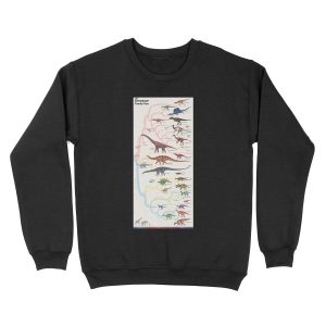 Dinosaur Family Tree Unisex Crewneck Sweatshirt
