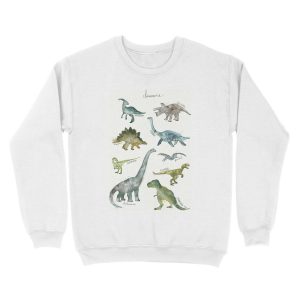 Alternative view of Dinosaurs Unisex Crewneck Sweatshirt