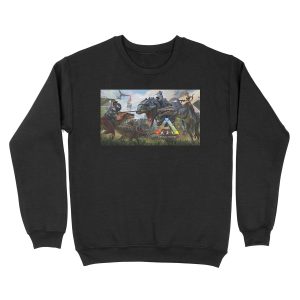 Dinosaurs War Ark Unisex Crewneck Sweatshirt