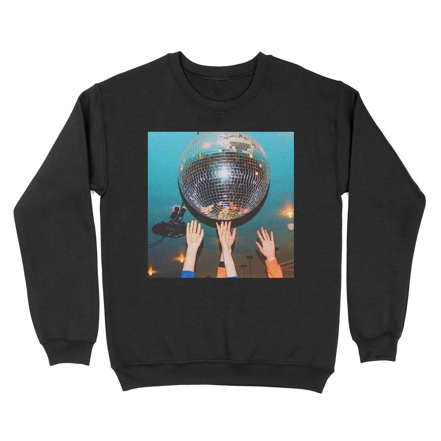 DISCO THE NIGHT AWAY Unisex Crewneck Sweatshirt