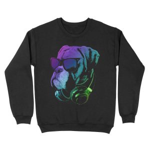 DJ Dog Unisex Crewneck Sweatshirt