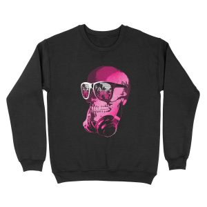 DJ Skull Unisex Crewneck Sweatshirt