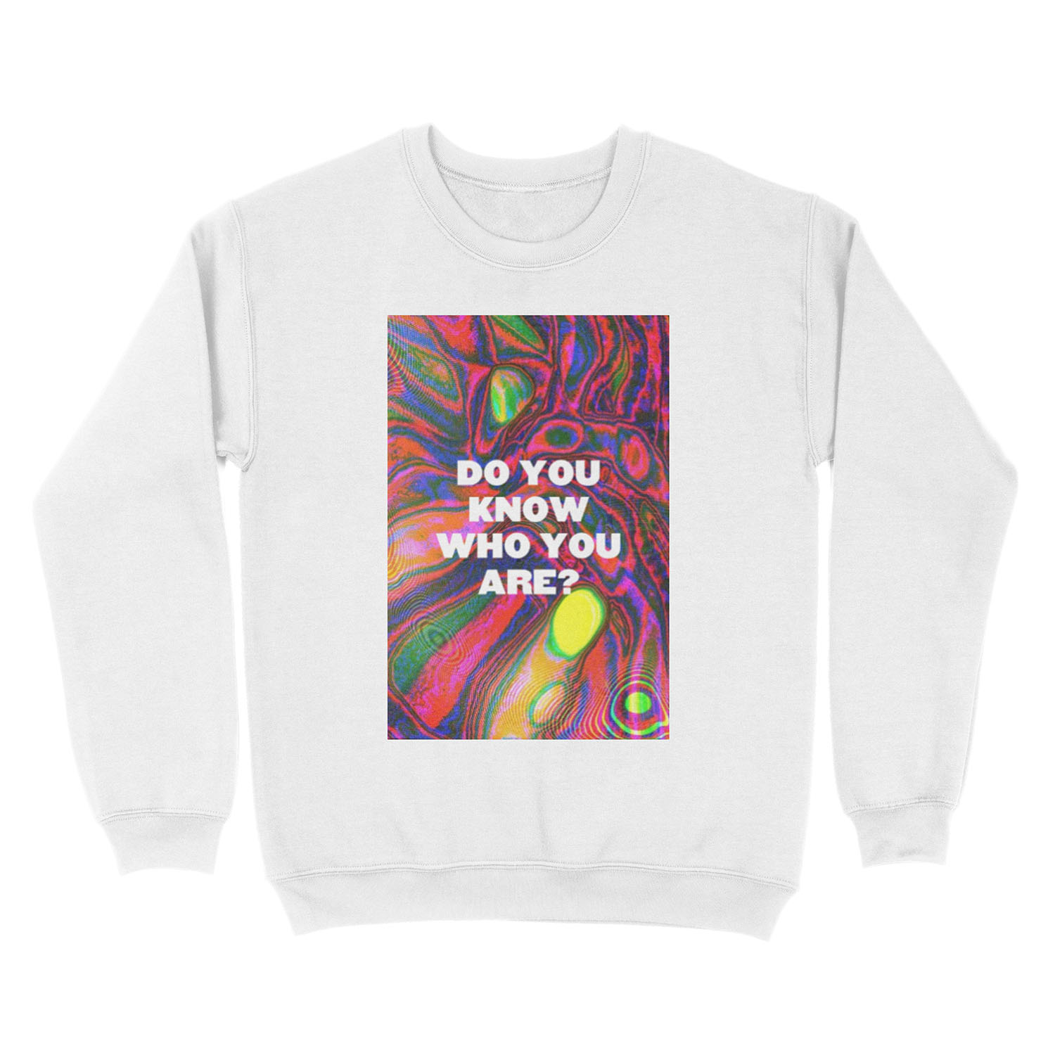 DO YOU KNOW WHO YOU ARE? (HS) Unisex Crewneck Sweatshirt - Image 2