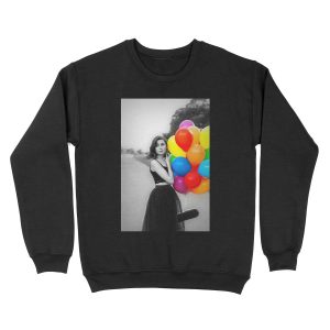 dodie clark rainbow balloons Unisex Crewneck Sweatshirt