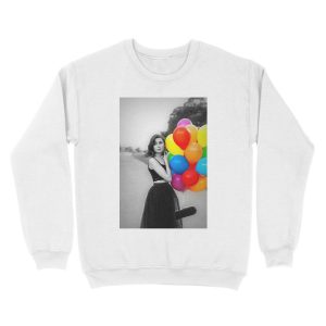 Alternative view of dodie clark rainbow balloons Unisex Crewneck Sweatshirt