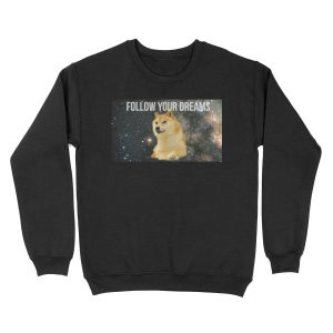 Doge Shibe Meme Unisex Crewneck Sweatshirt