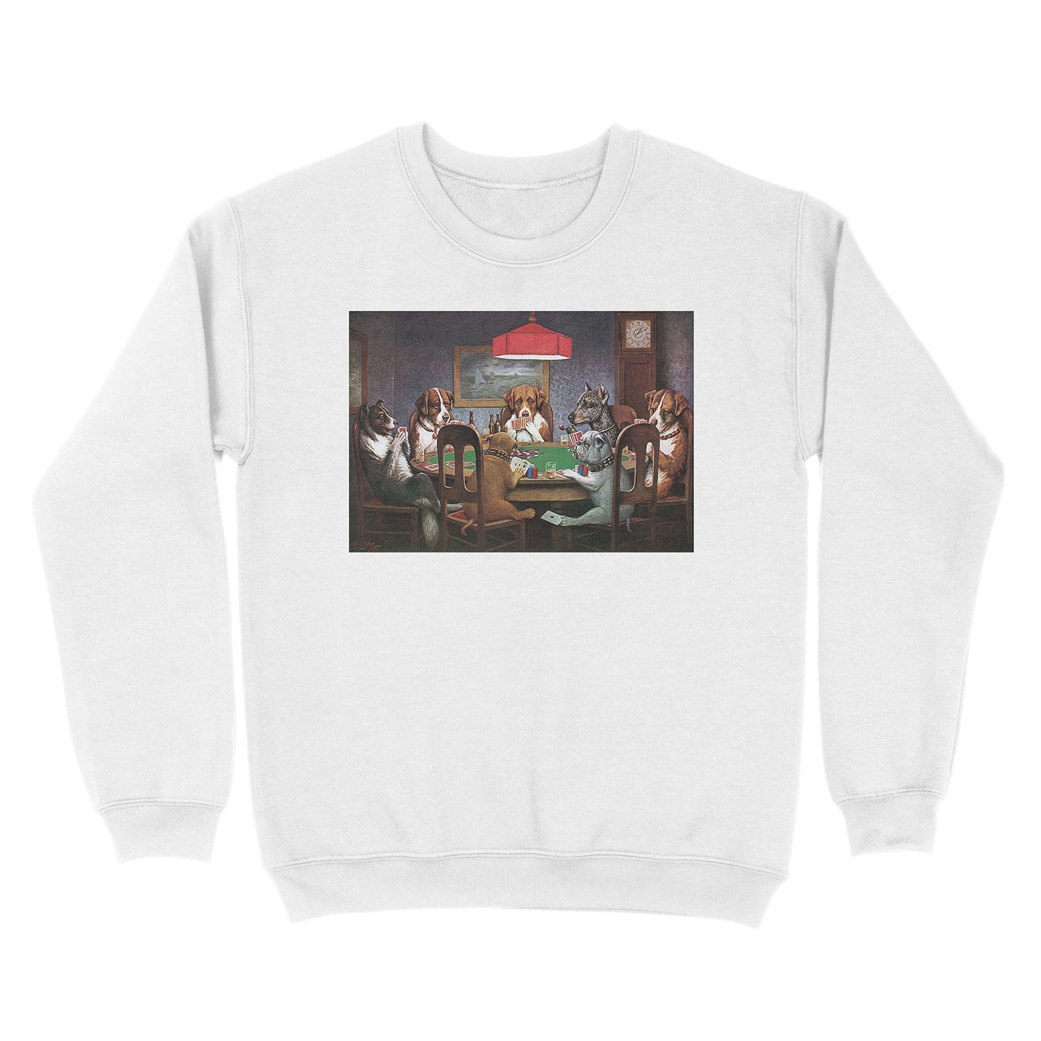 Dogs Playing Poker - A Friend In Need Unisex Crewneck Sweatshirt - Image 2