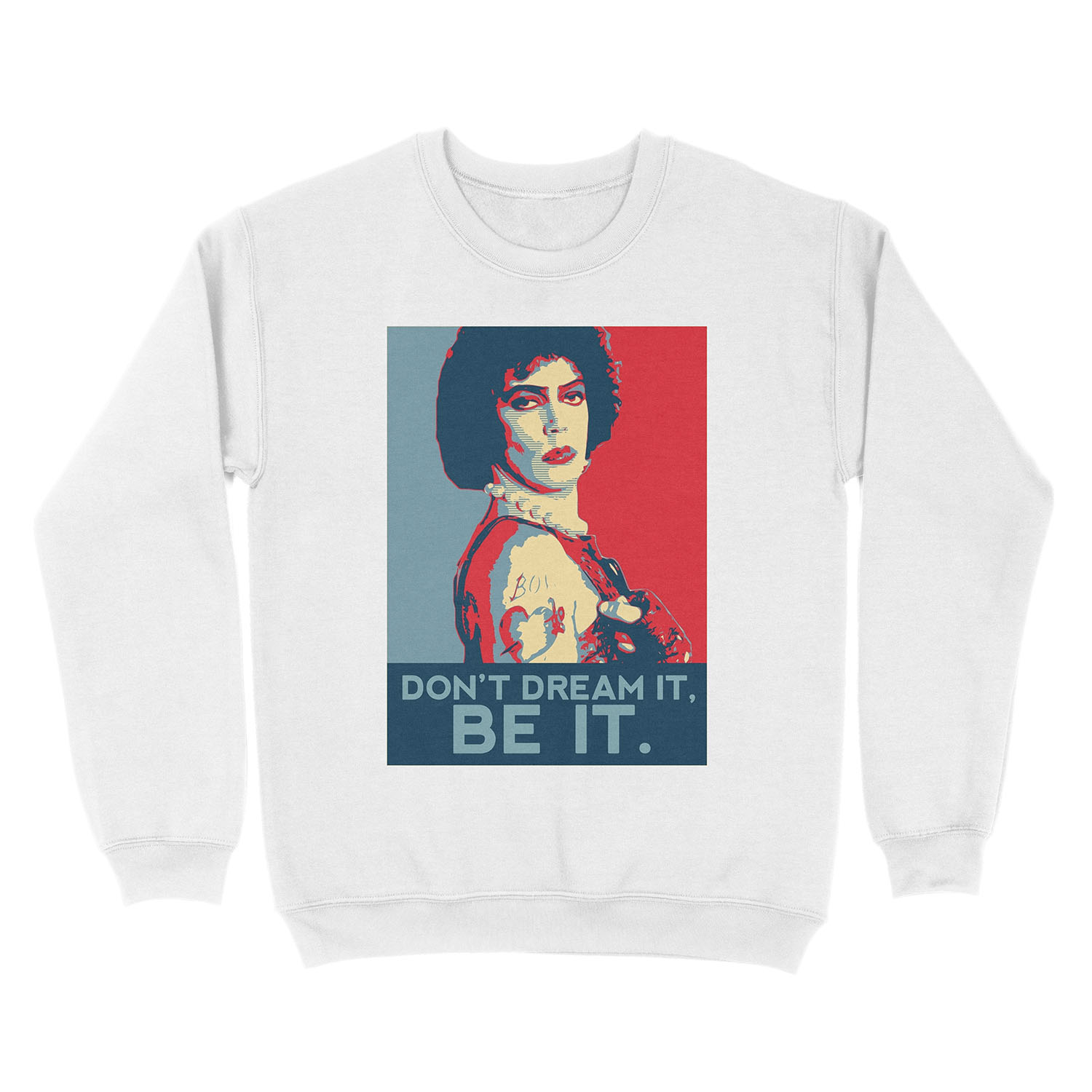 Don't dream it, BE it. Unisex Crewneck Sweatshirt - Image 2