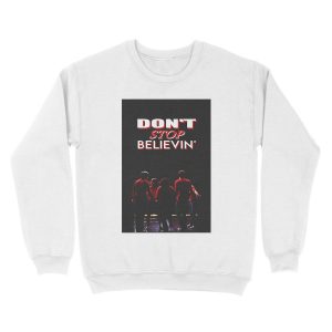 Alternative view of Don't Stop Believin' - Glee Unisex Crewneck Sweatshirt