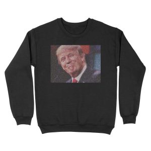 Donald Trump (Made entirely of crying liberals) Unisex Crewneck Sweatshirt