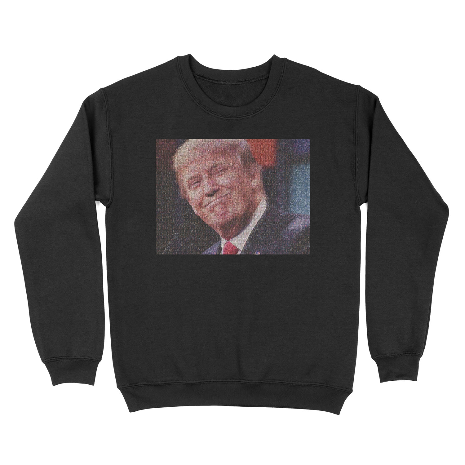 Donald Trump (Made entirely of crying liberals) Unisex Crewneck Sweatshirt