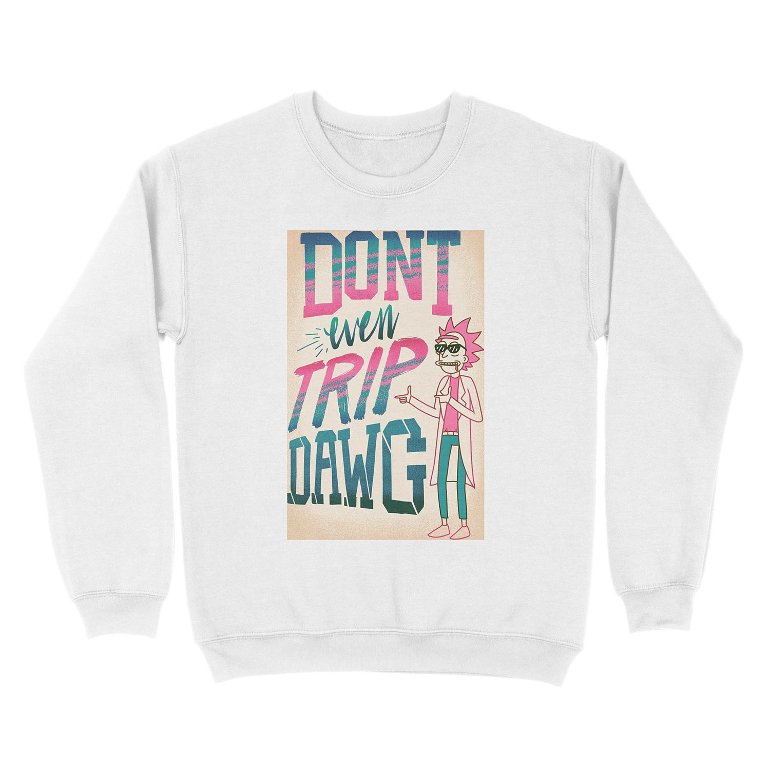 Don’t Even Trip, Dawg Unisex Crewneck Sweatshirt - Image 2
