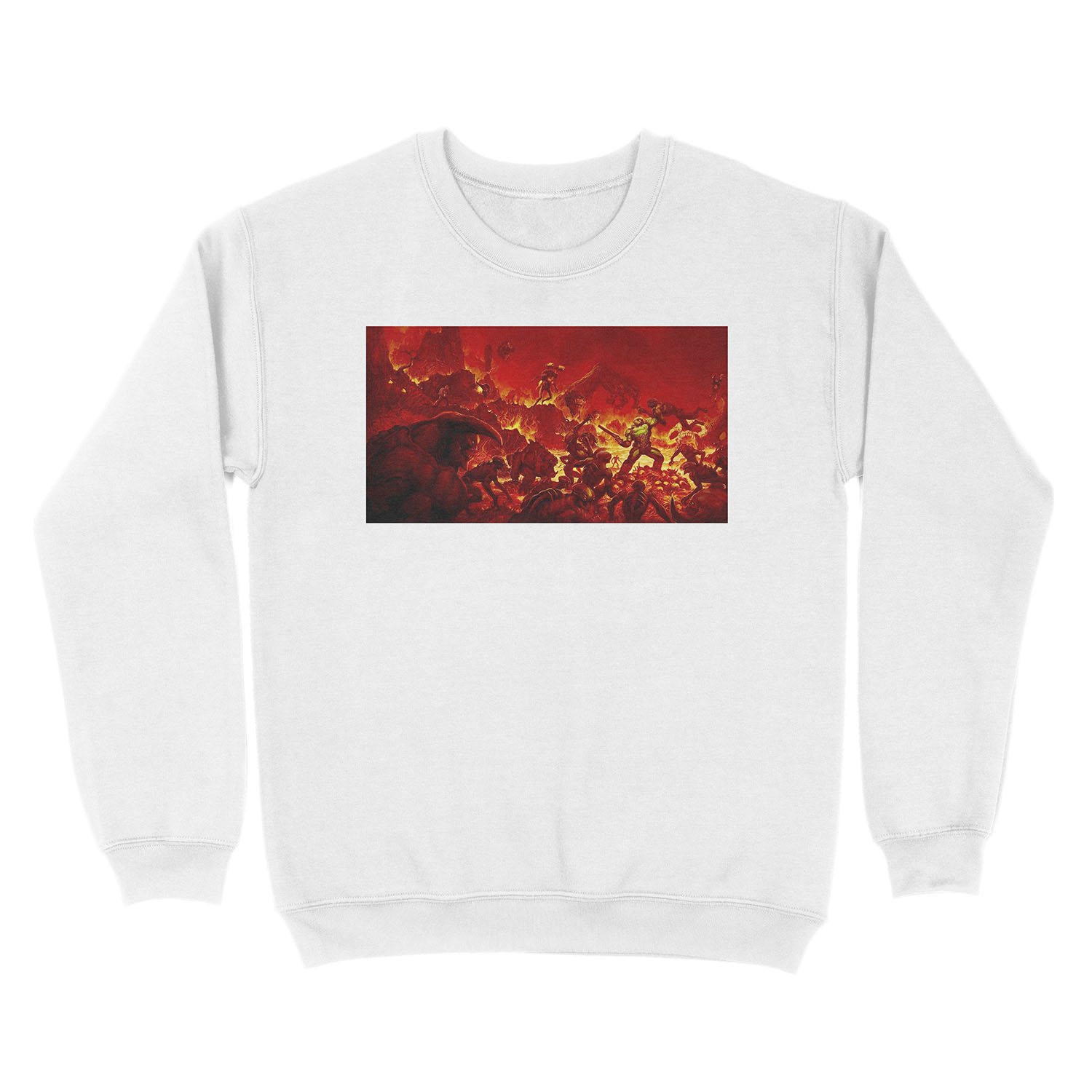 DOOM (2016) Alternate cover Unisex Crewneck Sweatshirt - Image 2