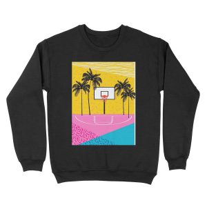 Dope - memphis retro vibes basketball sports athlete 80s throwback vintage style 1980's Unisex Crewneck Sweatshirt