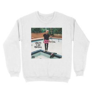 Alternative view of downfoll kellys pink guitar Unisex Crewneck Sweatshirt