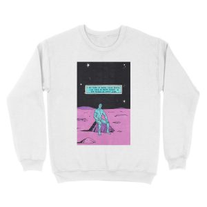 Alternative view of dr manhattan i'm tired Unisex Crewneck Sweatshirt