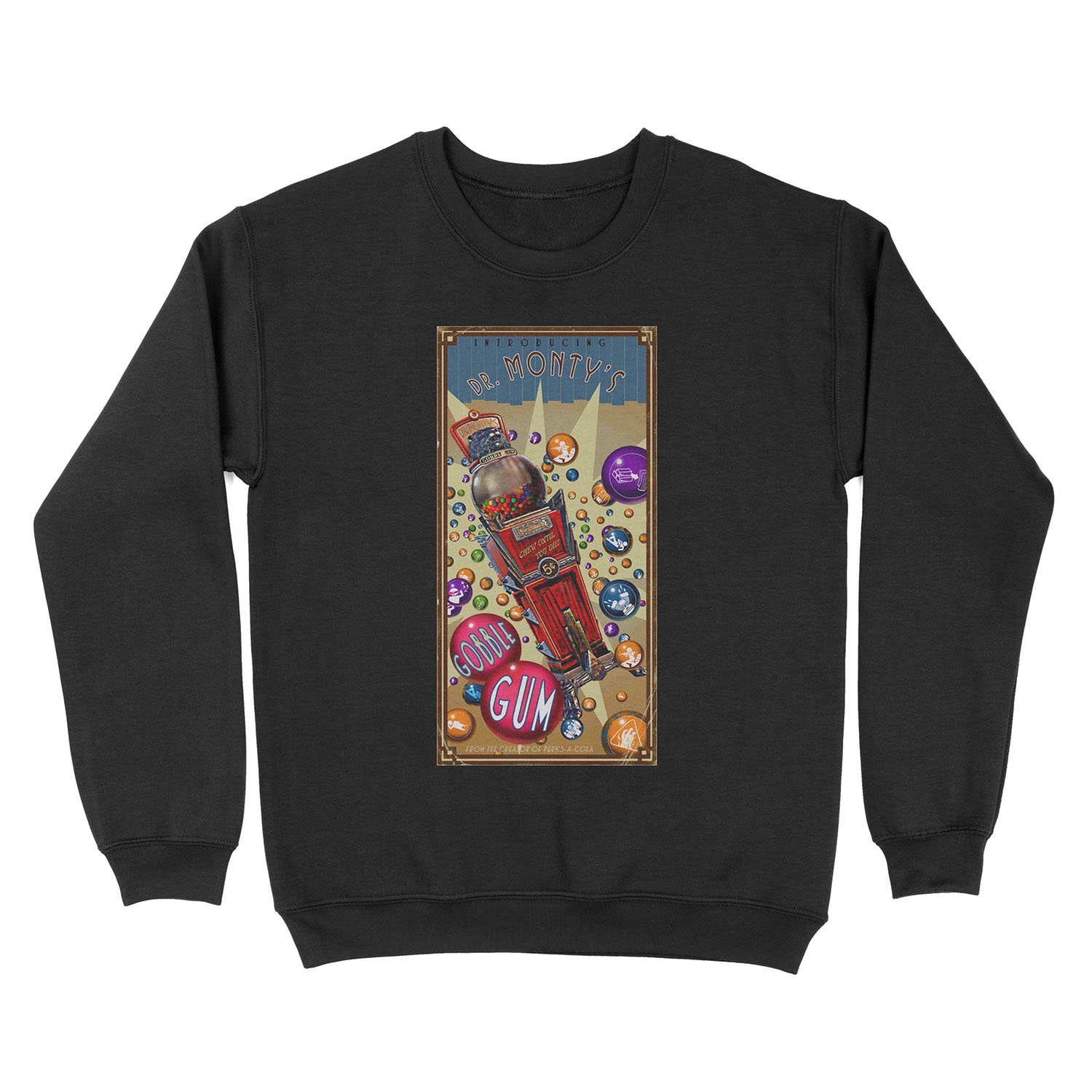 Dr. Monty's Gobblegum Unisex Crewneck Sweatshirt