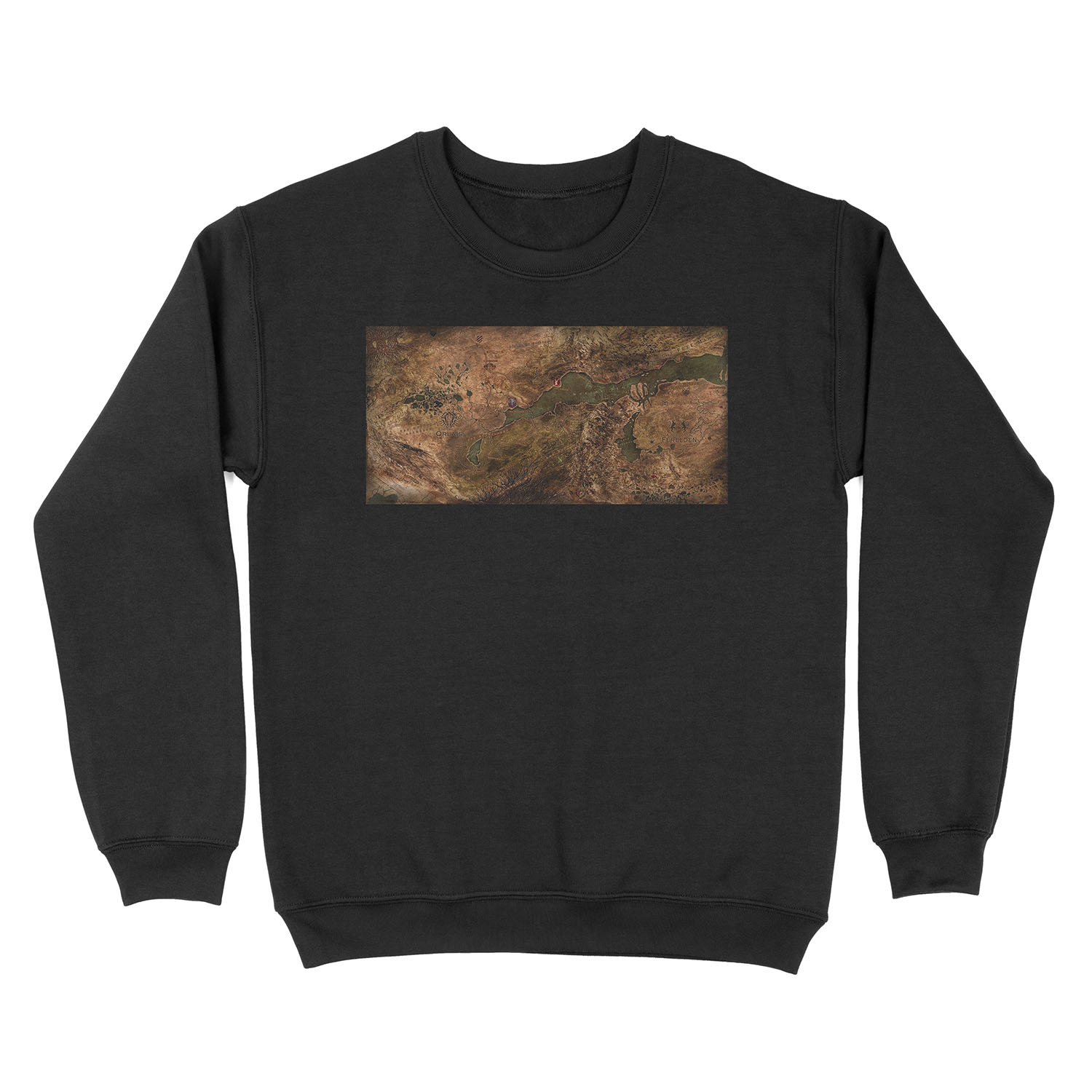 Dragon Age Map Unisex Crewneck Sweatshirt