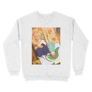 Alternative view of Dragon Maid / Miss Kobayashi & Tohru Unisex Crewneck Sweatshirt
