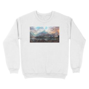 Alternative view of Dragon Mountain Unisex Crewneck Sweatshirt