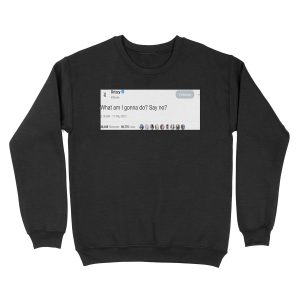 Drake - "What am I gonna do? Say No?" Tweet Unisex Crewneck Sweatshirt