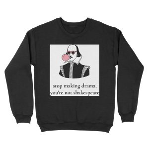 Dramatic Shakespeare Unisex Crewneck Sweatshirt