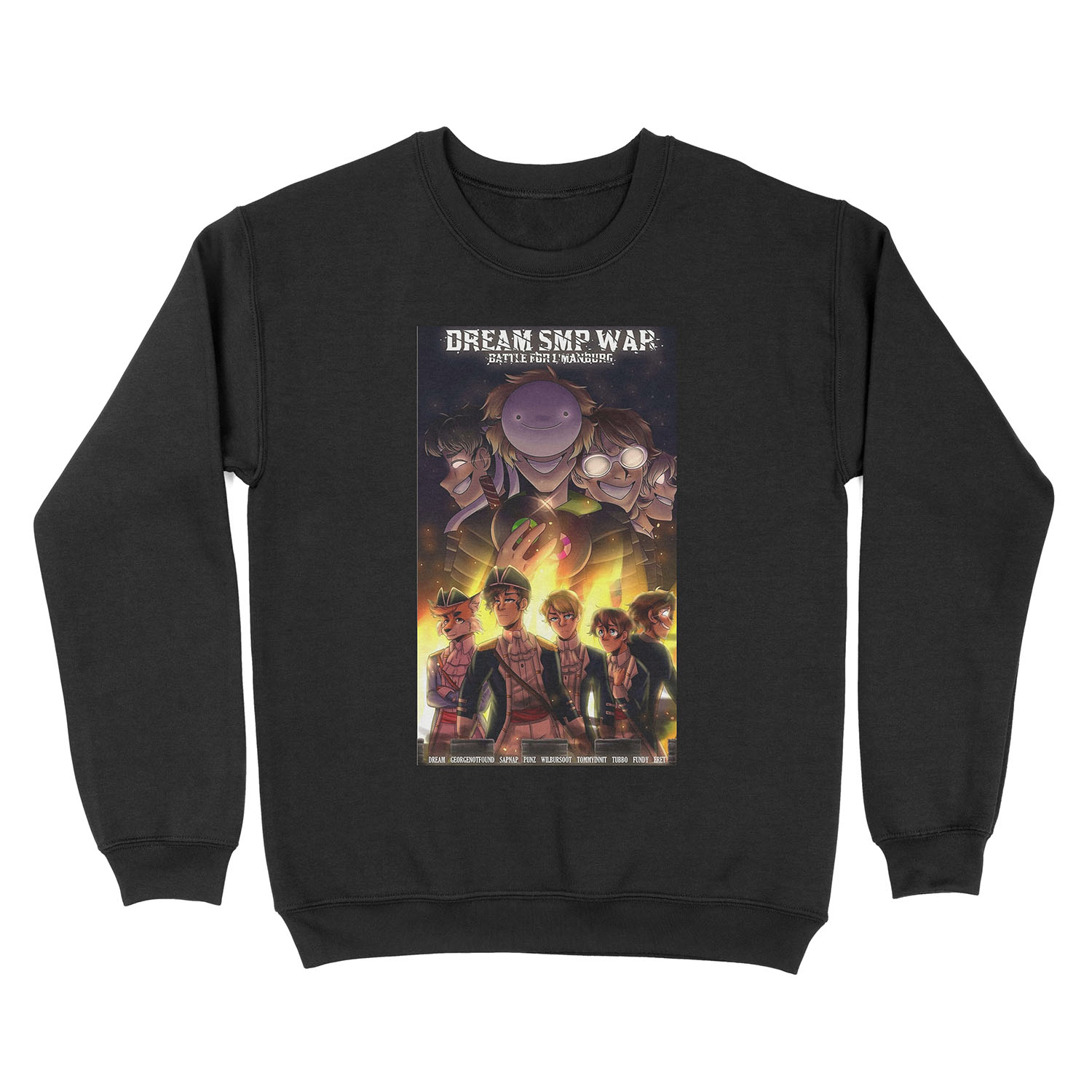 dream fall war smp Unisex Crewneck Sweatshirt