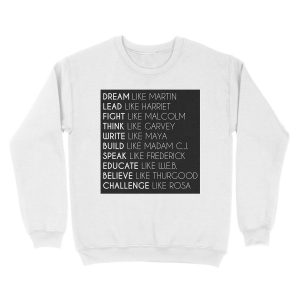 Alternative view of Dream Like Martin Unisex Crewneck Sweatshirt