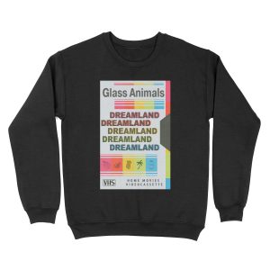 DREAMLAND Glass Animals Retro VHS - Light Unisex Crewneck Sweatshirt