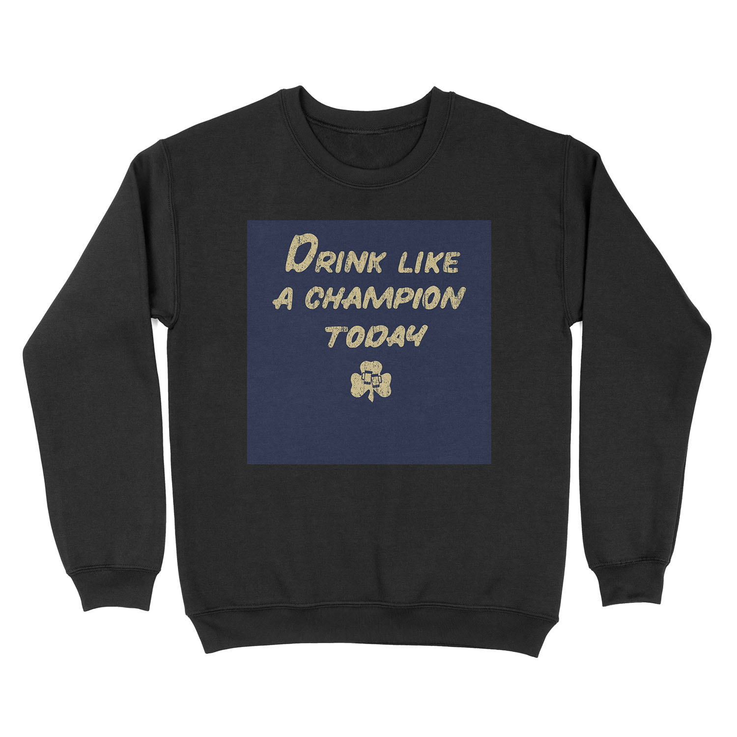 Drink Like a Champion - South Bend Style Dark Blue Unisex Crewneck Sweatshirt