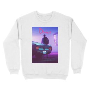 Alternative view of Drive - Sunset Unisex Crewneck Sweatshirt