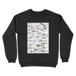 Dromaeosaurid Dinosaurs (version 1) Unisex Crewneck Sweatshirt