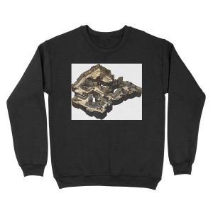 Dust 2 Isometric CSGO Map Unisex Crewneck Sweatshirt
