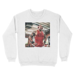 Alternative view of dwayne johnson Unisex Crewneck Sweatshirt
