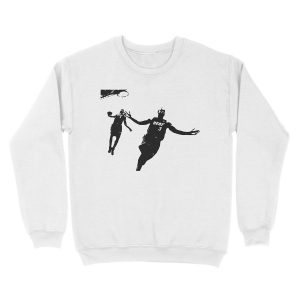 Alternative view of Dwayne Wade and LeBron Unisex Crewneck Sweatshirt