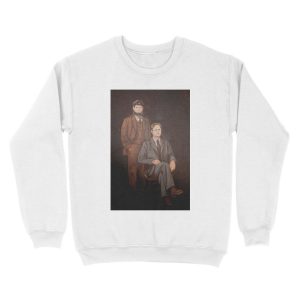 Alternative view of Dwight And Mose Painting Unisex Crewneck Sweatshirt