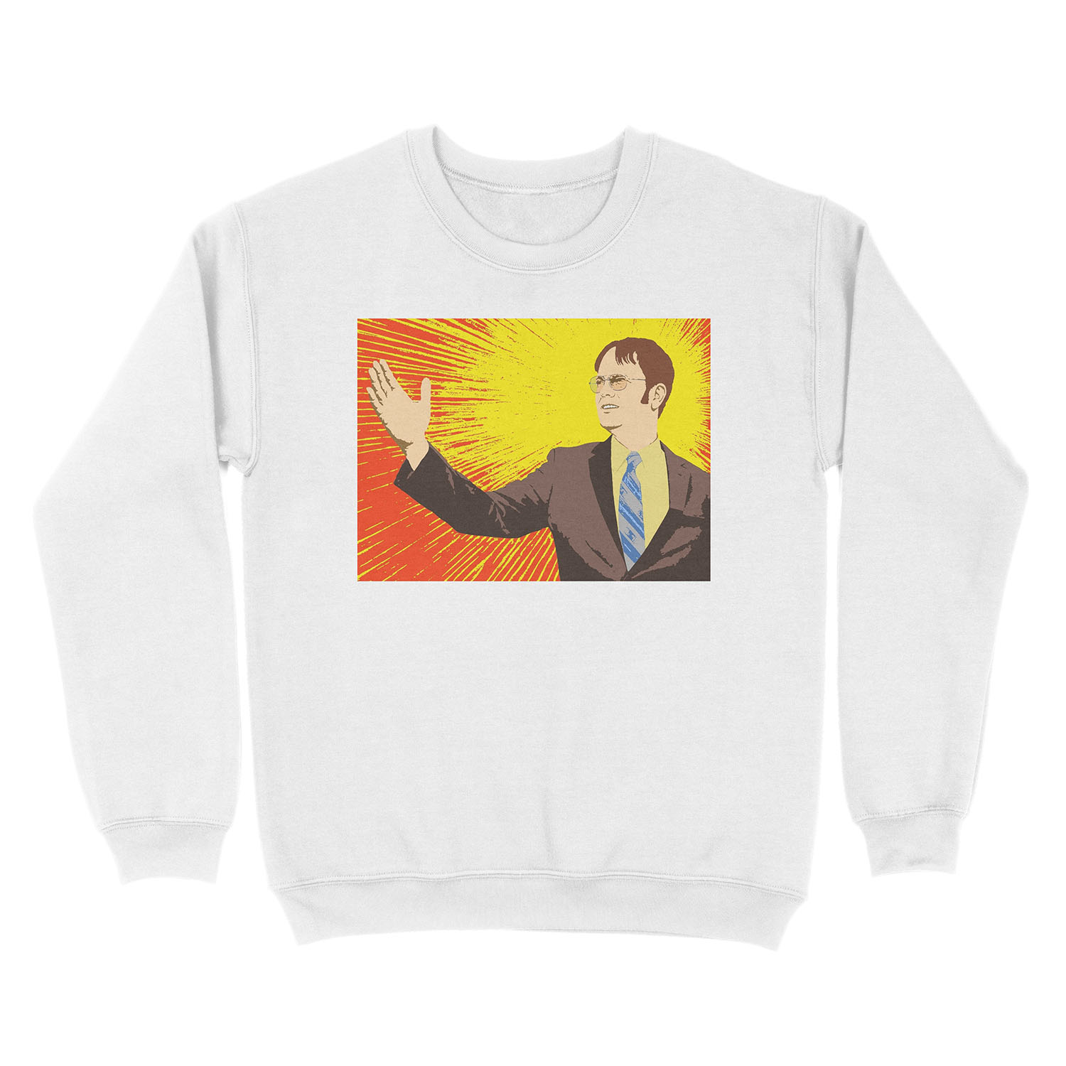 Dwight - Rising Sun Unisex Crewneck Sweatshirt - Image 2