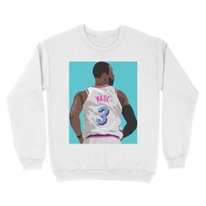 Alternative view of Dwyane Wade Back-To Unisex Crewneck Sweatshirt