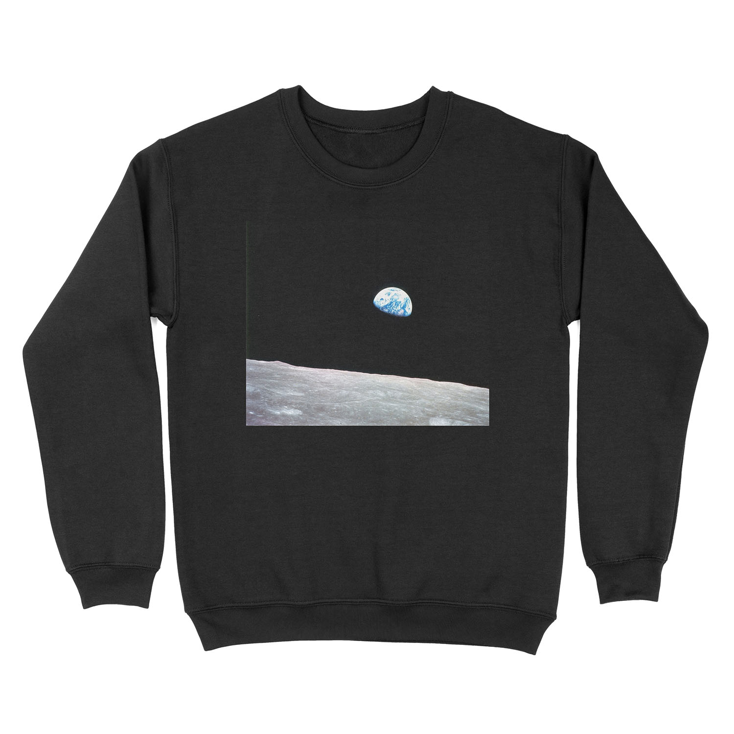 Earthrise Beautiful Astronomy Image Unisex Crewneck Sweatshirt