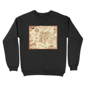 Earthsea Map Unisex Crewneck Sweatshirt