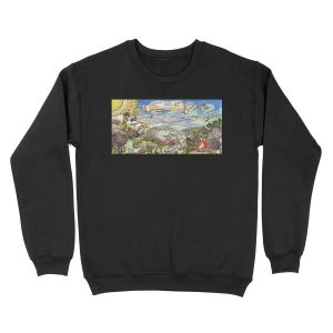 eat a peach Unisex Crewneck Sweatshirt