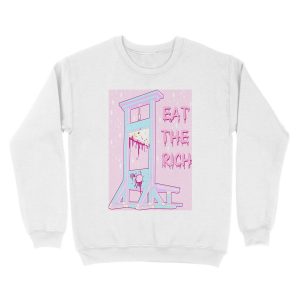 Alternative view of Eat the Rich Unisex Crewneck Sweatshirt